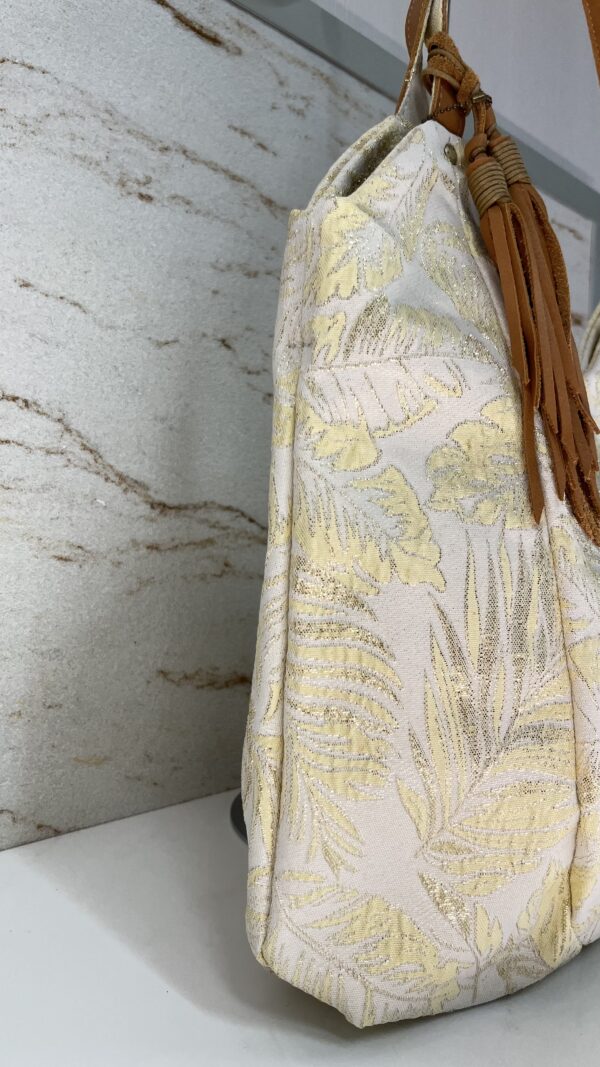 Sac cabas à motif Naomi TK Mila Louise miel