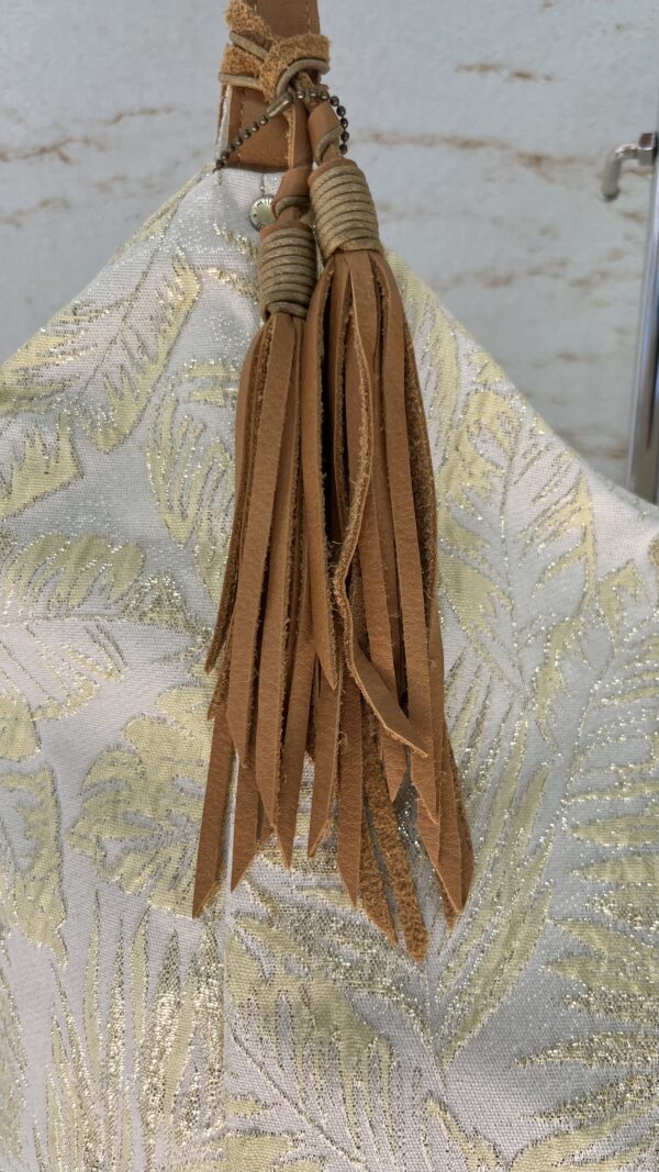 Sac cabas à motif Naomi TK Mila Louise miel