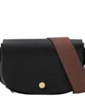 Sac bandoulière S Epure Longchamp cuir noir
