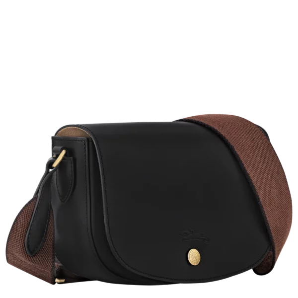Sac bandoulière S Epure Longchamp cuir noir