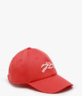 Casquette coton biologique Longchamp - tomate