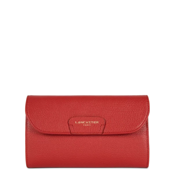 Portefeuille femme cuir Dune Lancaster rouge