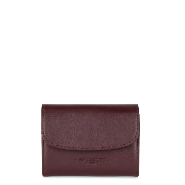 Portefeuille Paris PM cuir Lancaster bordeaux