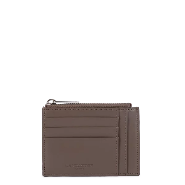 Porte-cartes femme cuir Lancaster Paris PM marron