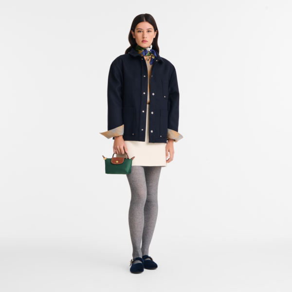 Trousse cosmétique avec poignée Le Pliage Original - vert anglais