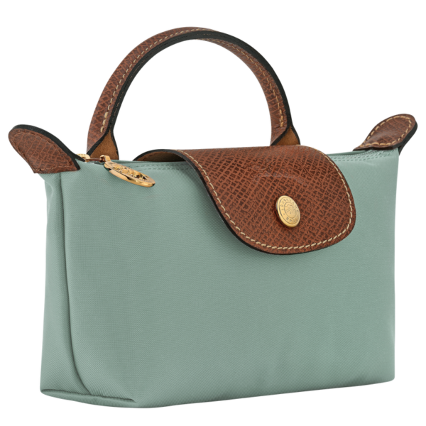 Trousse cosmétique avec poignée Le Pliage Original - céladon