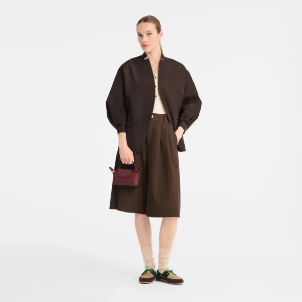 Trousse cosmétique avec poignée Le Pliage One - bordeaux