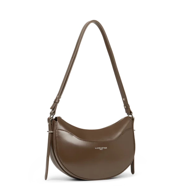 Sac demi lune cuir Suave Ace Lancaster - marron