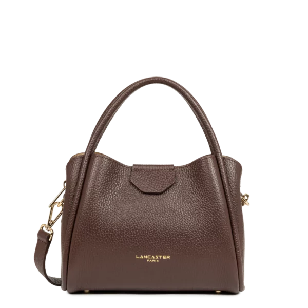 Sac à main Ida double Cuir Lancaster marron