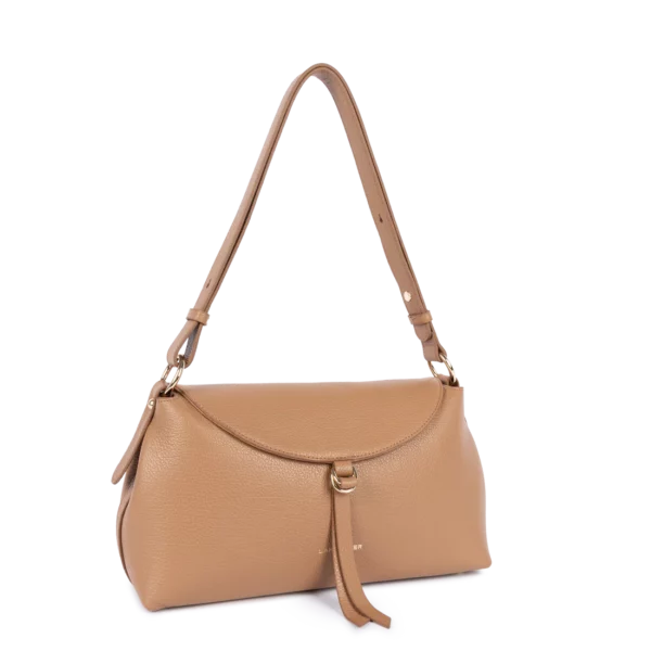 Sac à main trotteur Dune Gaia Beige Lancaster camel