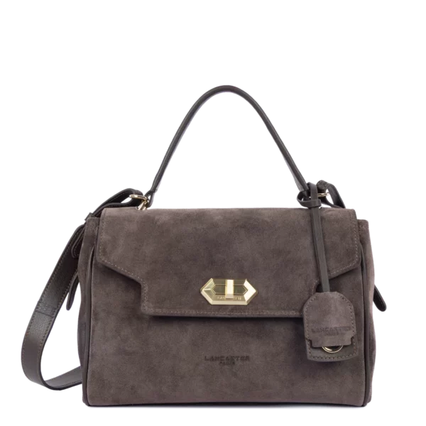 Sac à main femme Grace Suède Lancaster marron