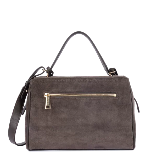 Sac à main femme Grace Suède Lancaster marron