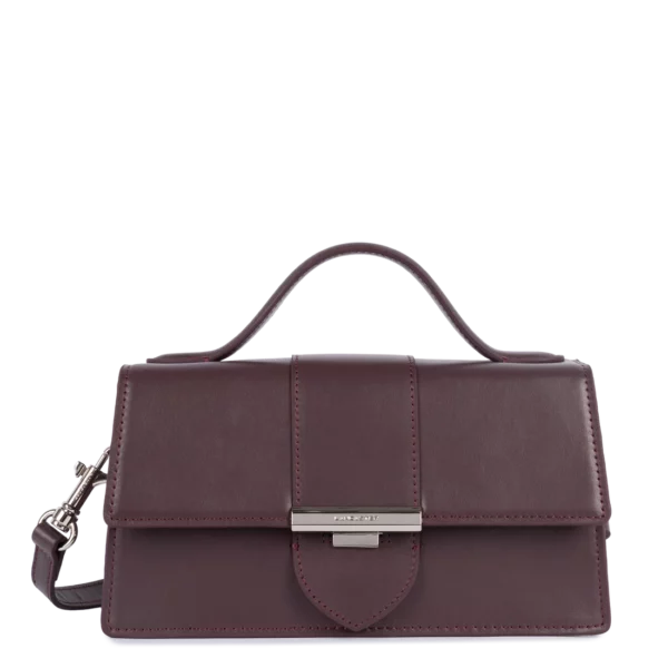 Sac à main Paris Ily Lancaster bordeaux foncé