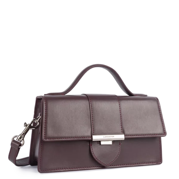 Sac à main Paris Ily Lancaster bordeaux foncé