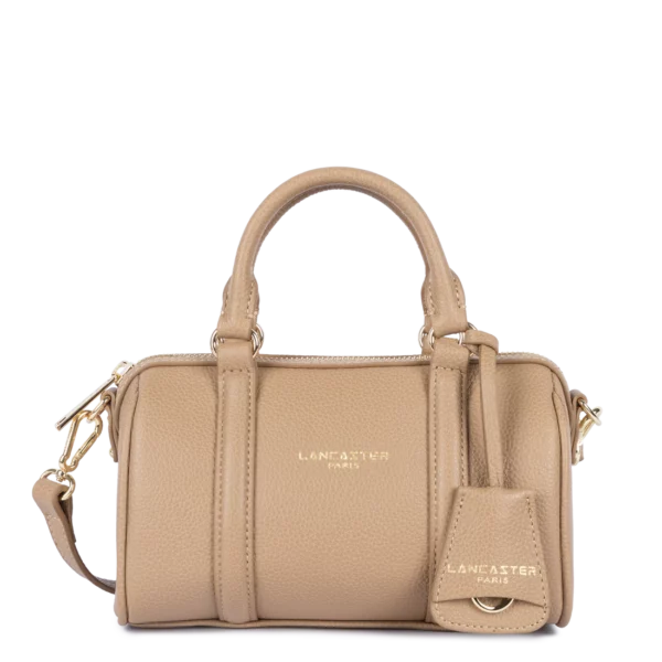 Petit Sac Polochon Cuir Lancaster Milano Ana sable