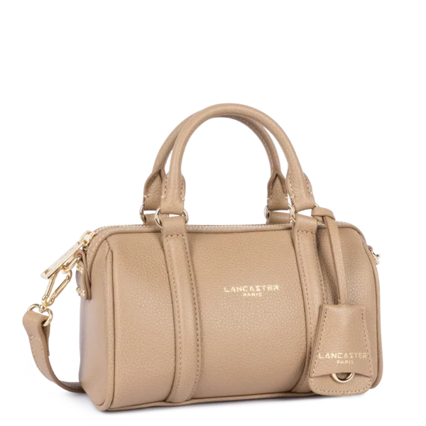 Petit Sac Polochon Cuir Lancaster Milano Ana sable