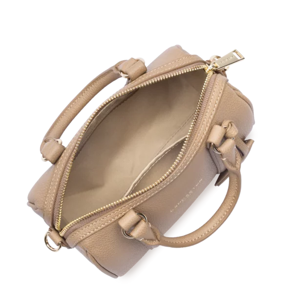 Petit Sac Polochon Cuir Lancaster Milano Ana sable