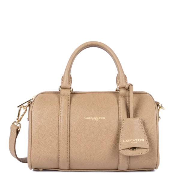 Sac à main Polochon Milano Ana Cuir Lancaster sable
