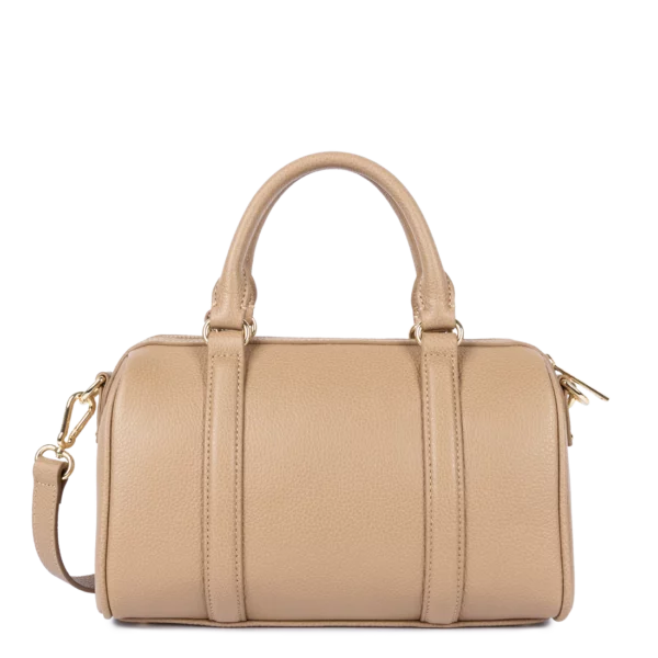 Sac à main Polochon Milano Ana Cuir Lancaster sable