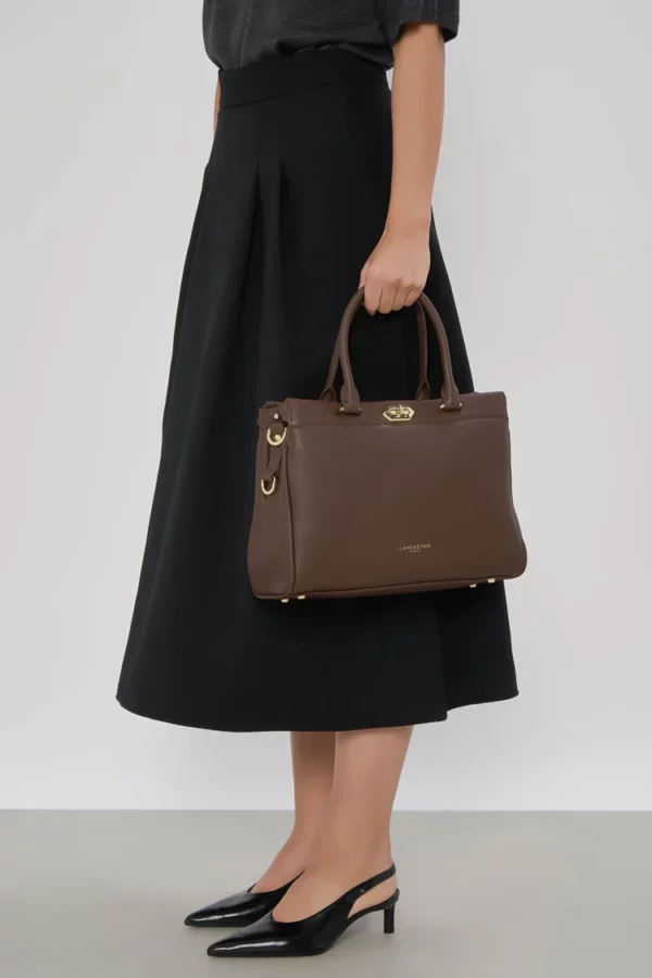 Sac cabas main Lady Romy Lancaster marron