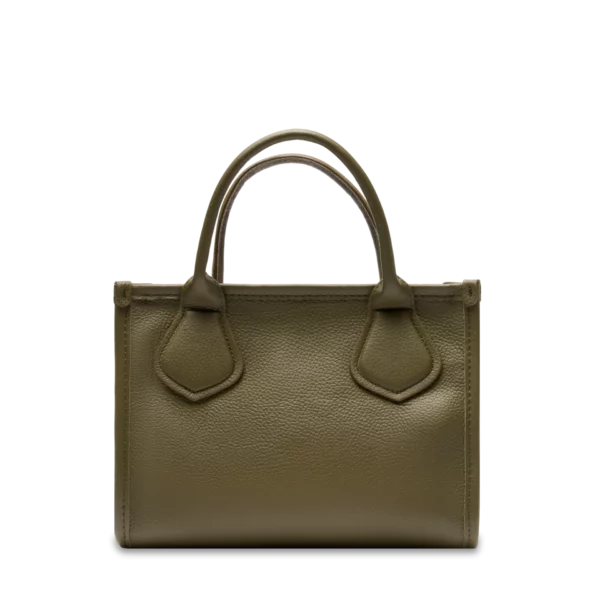 Petit sac cabas S Jour cuir Lancel kaki foncé