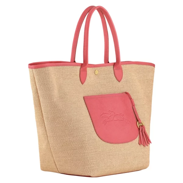 Grand sac cabas Le Panier Pliage L - Longchamp - blush