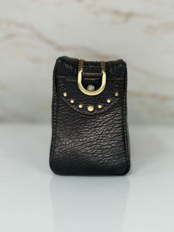 Sac besace Mama E1 cuir Mila Louise noir