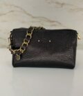 Sac besace Mama E1 cuir Mila Louise noir
