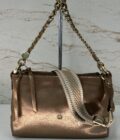 Sac bandoulière Noeli XS RX Mila Louise en cuir bronze fossil