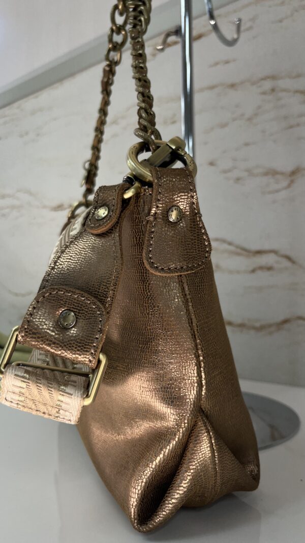 Sac bandoulière Noeli XS RX Mila Louise en cuir bronze fossil
