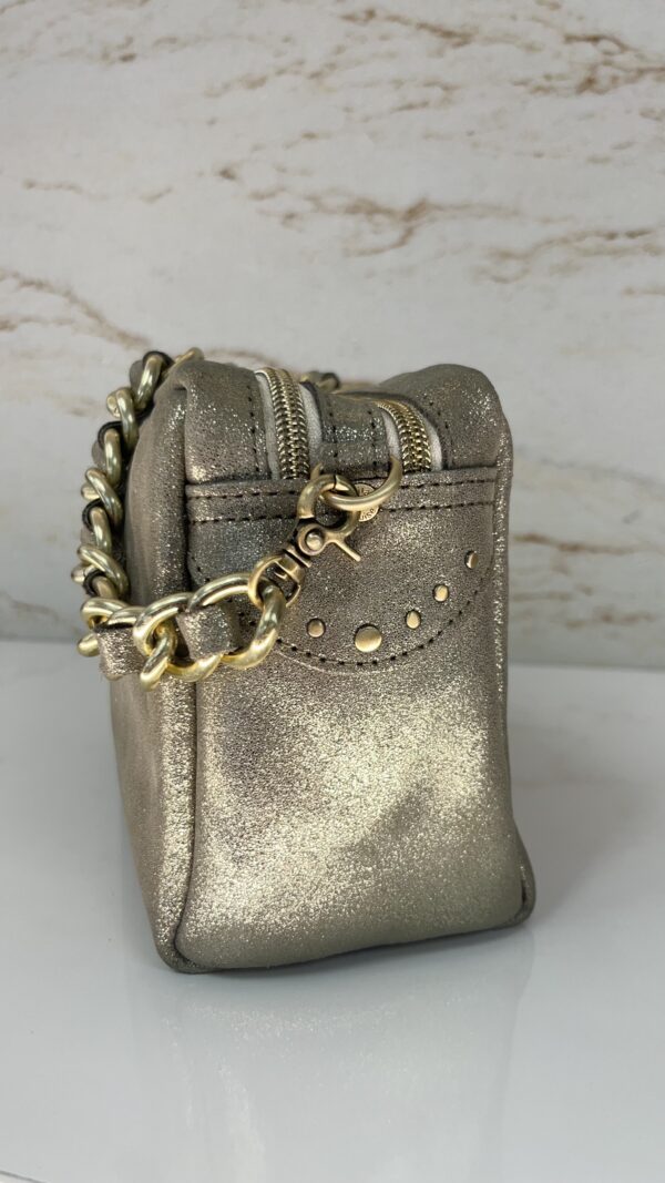 Sac besace Mama X effet pailleté Mila Louise oyster