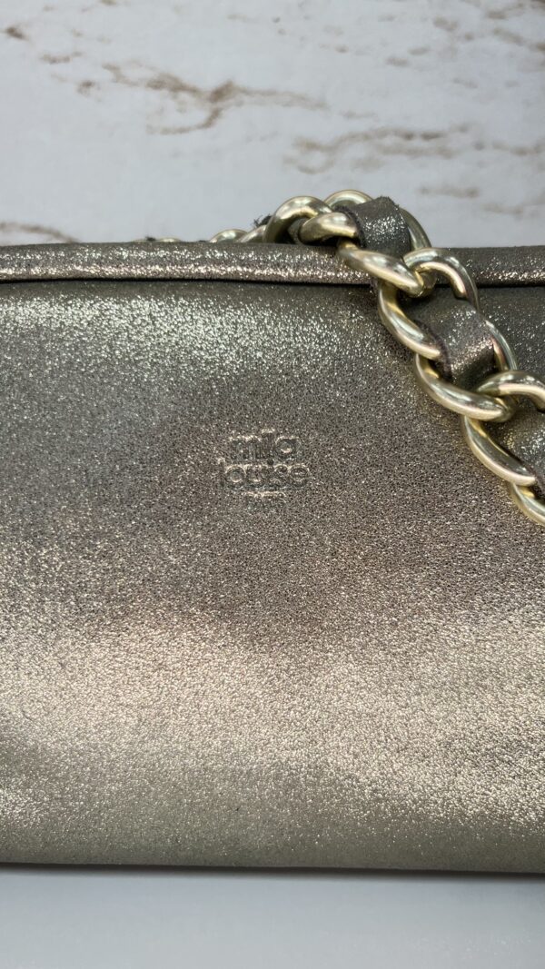 Sac besace Mama X effet pailleté Mila Louise oyster