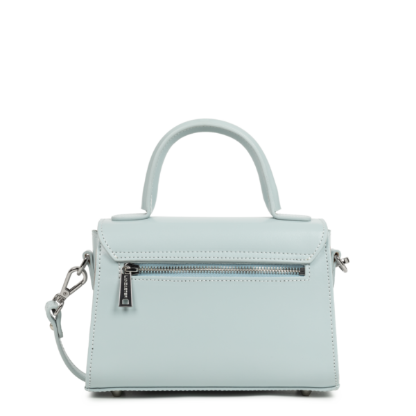 Sac à main Suave Even cuir Lancaster bleu perle