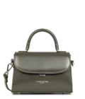 Sac à main Suave Even cuir Lancaster kaki foncé