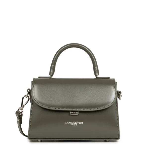 Sac à main Suave Even cuir Lancaster kaki foncé