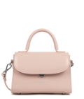 Sac à main Suave Even cuir Lancaster rose poudre