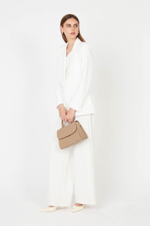 Sac à main Suave Even Lancaster cuir nude