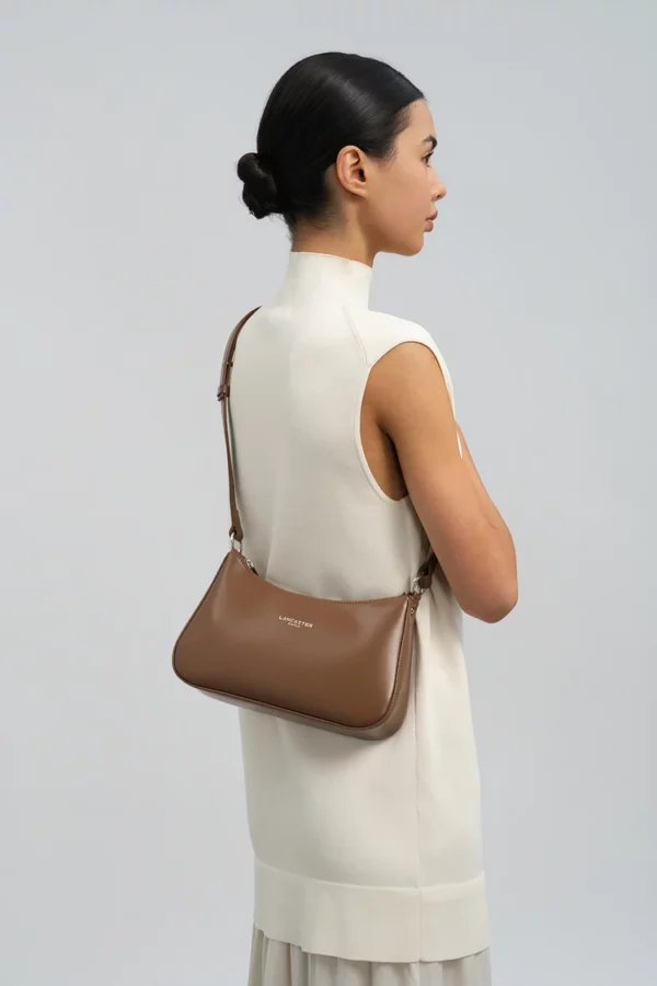 Sac bandoulière cuir Suave Ace Lancaster noisette