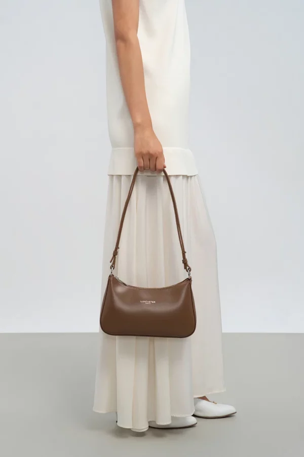 Sac bandoulière cuir Suave Ace Lancaster noisette