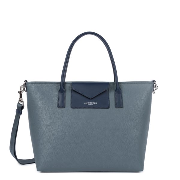 Sac cabas main Maya Double KBA Lancaster bleu givré