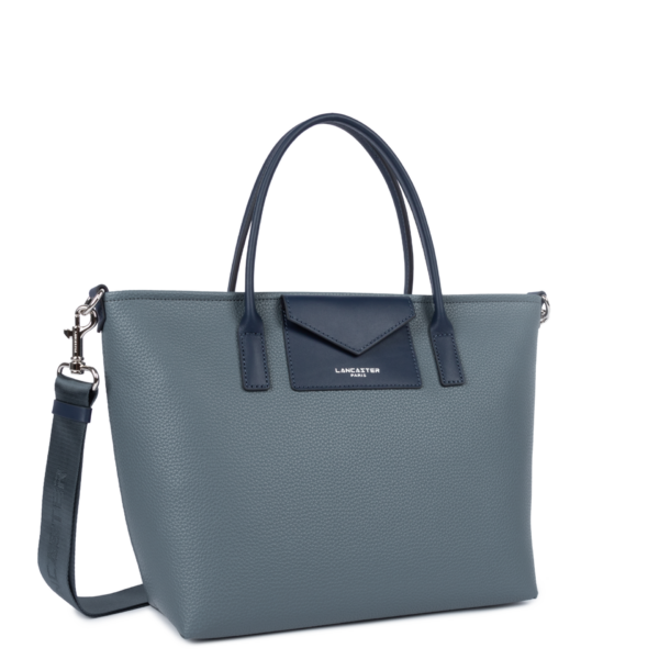 Sac cabas main Maya Double KBA Lancaster bleu givré