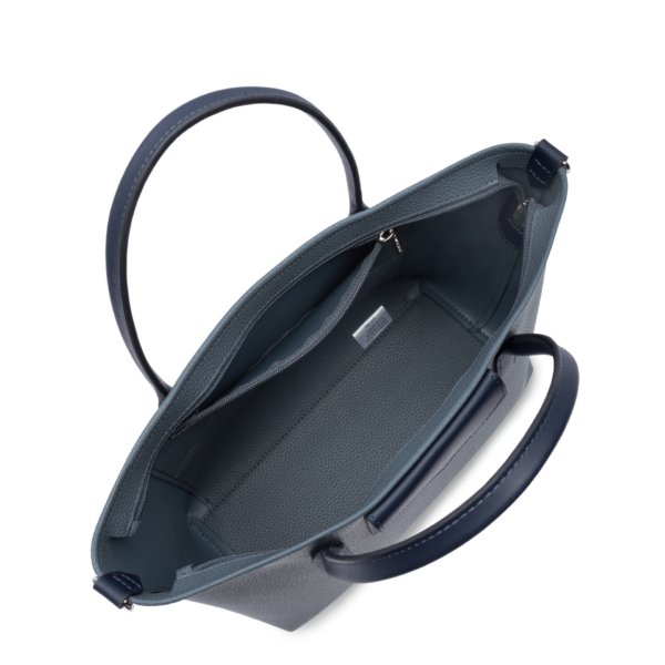 Sac cabas main Maya Double KBA Lancaster bleu givré