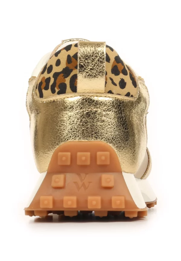 Baskets femme éclair Flow Emblem Vanessa Wu gold