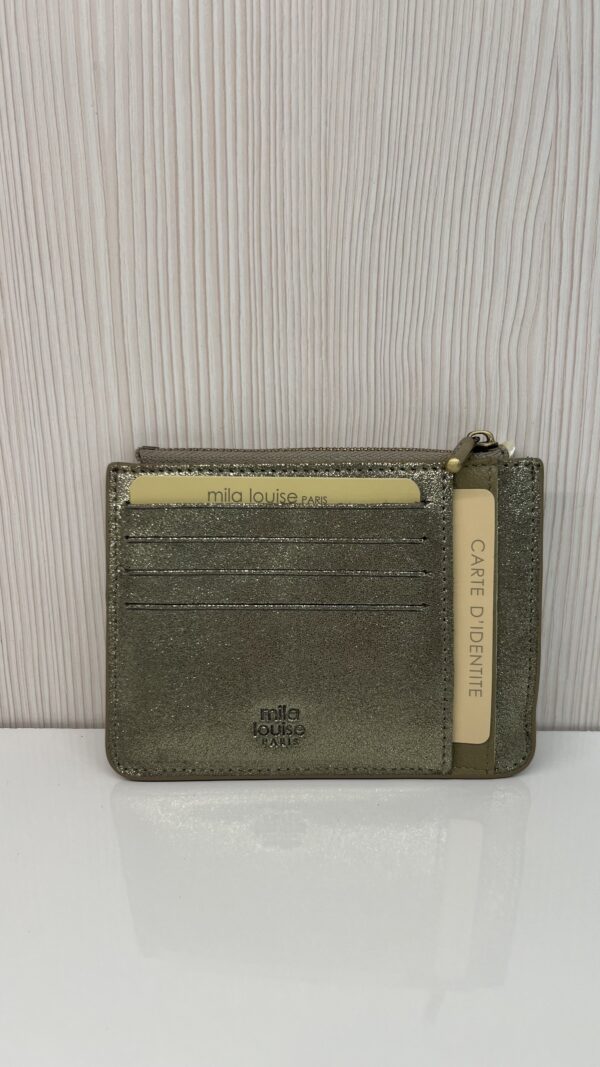 Porte-cartes / porte monnaie Rol XC paillettes Mila Louise oyster