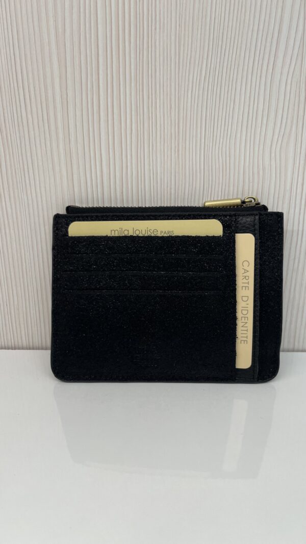 Porte-cartes / porte monnaie Rol XC paillettes Mila Louise noir