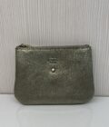 Porte-monnaie Briny XS cuir pailleté Mila Louise oyster
