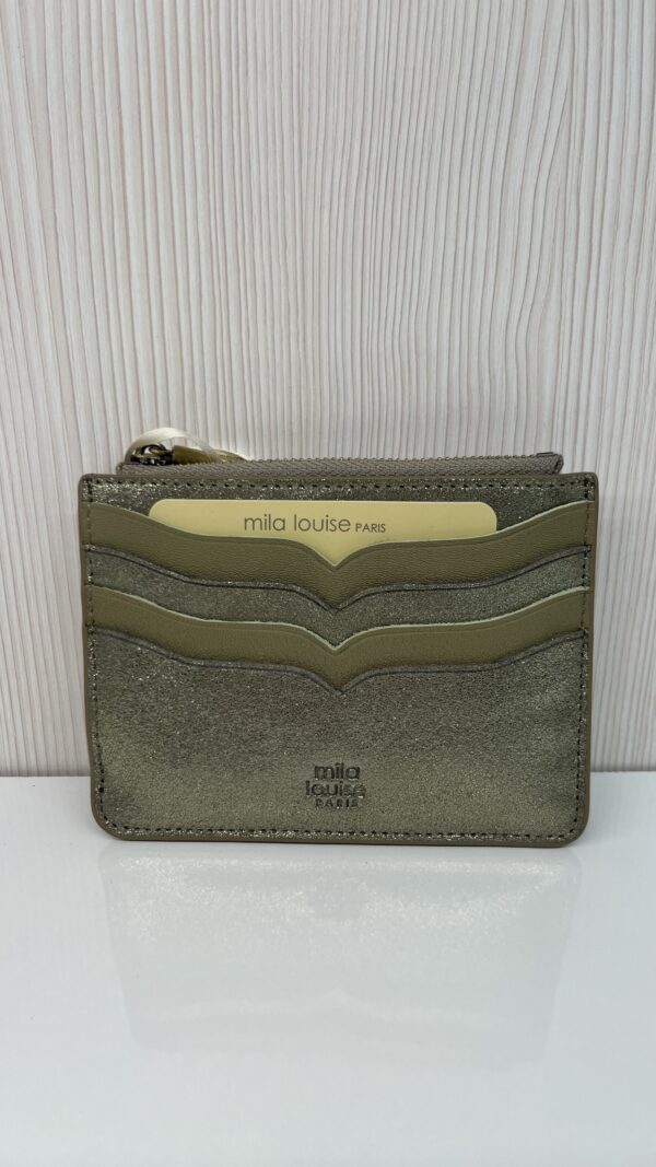 Porte-cartes / porte monnaie Rol XC paillettes Mila Louise oyster