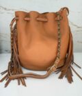 Sac seau Milena C1 cuir Mila Louise tan