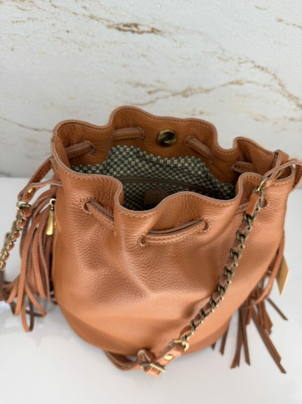 Sac seau Milena C1 cuir Mila Louise tan
