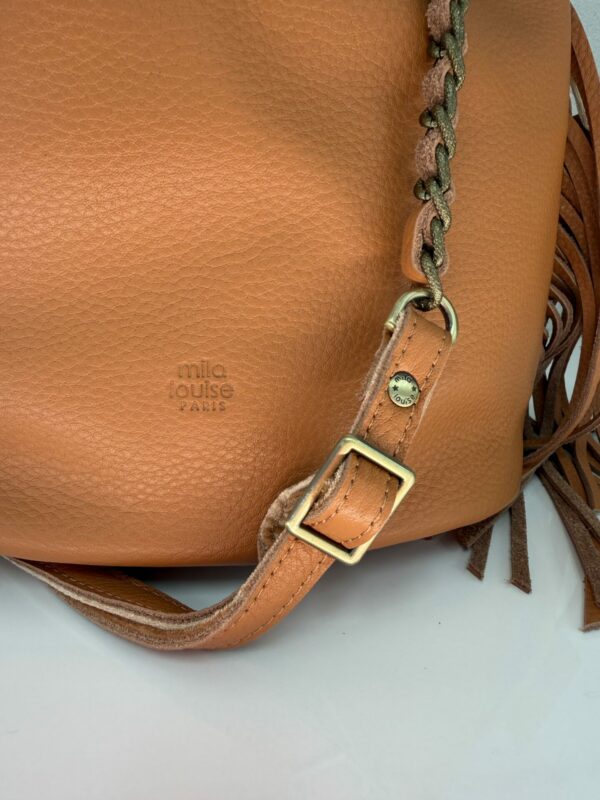 Sac seau Milena C1 cuir Mila Louise tan